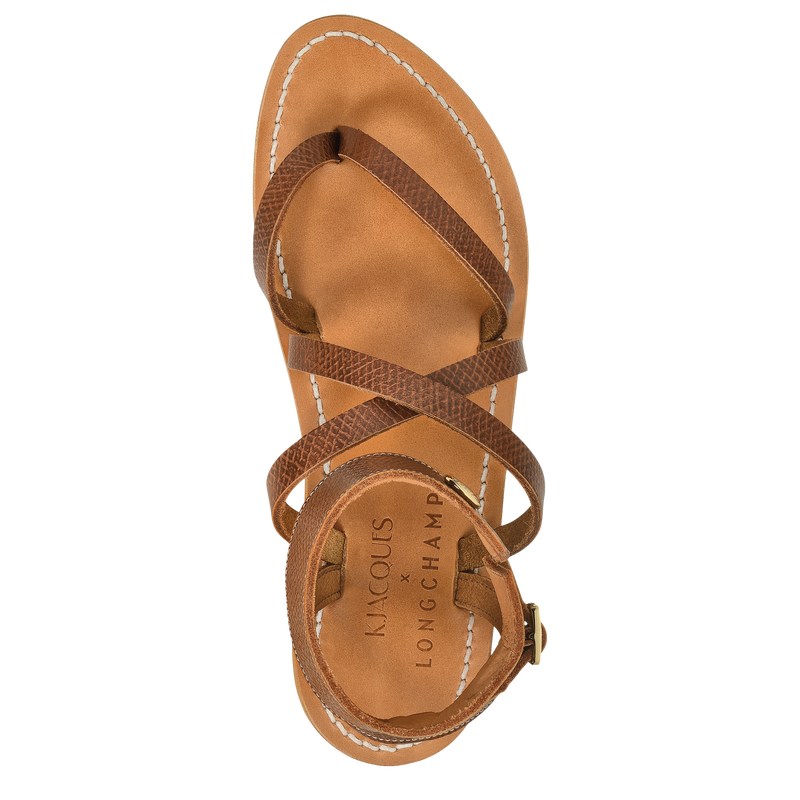 Longchamp Longchamp X K.Jacques Sandals Kahverengi | 43071-TWCX