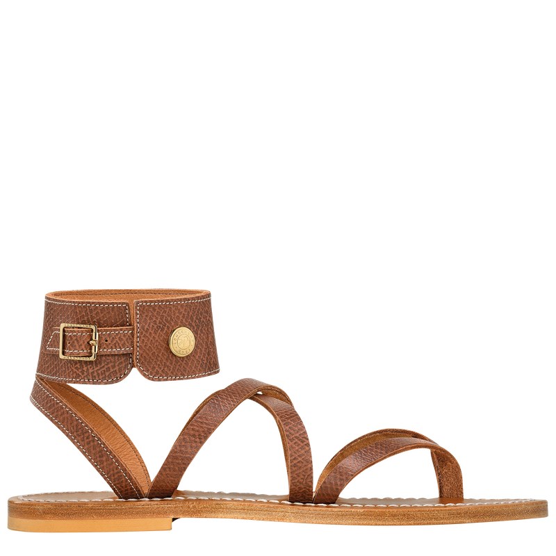 Longchamp Longchamp X K.Jacques Sandals Kahverengi | 43071-TWCX