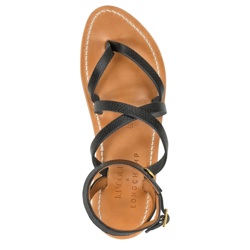 Longchamp Longchamp X K.Jacques Sandals Siyah | 47691-HGVE