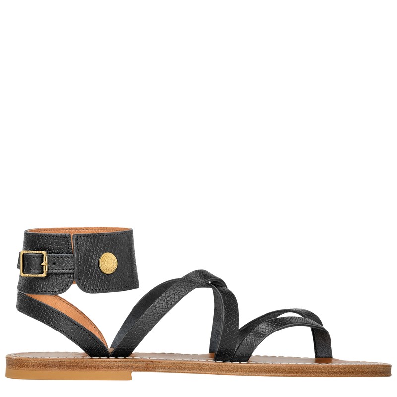 Longchamp Longchamp X K.Jacques Sandals Siyah | 47691-HGVE