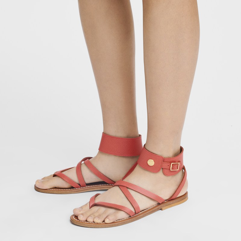 Longchamp Longchamp X K.Jacques Sandals Strawberry | 78961-JHGK