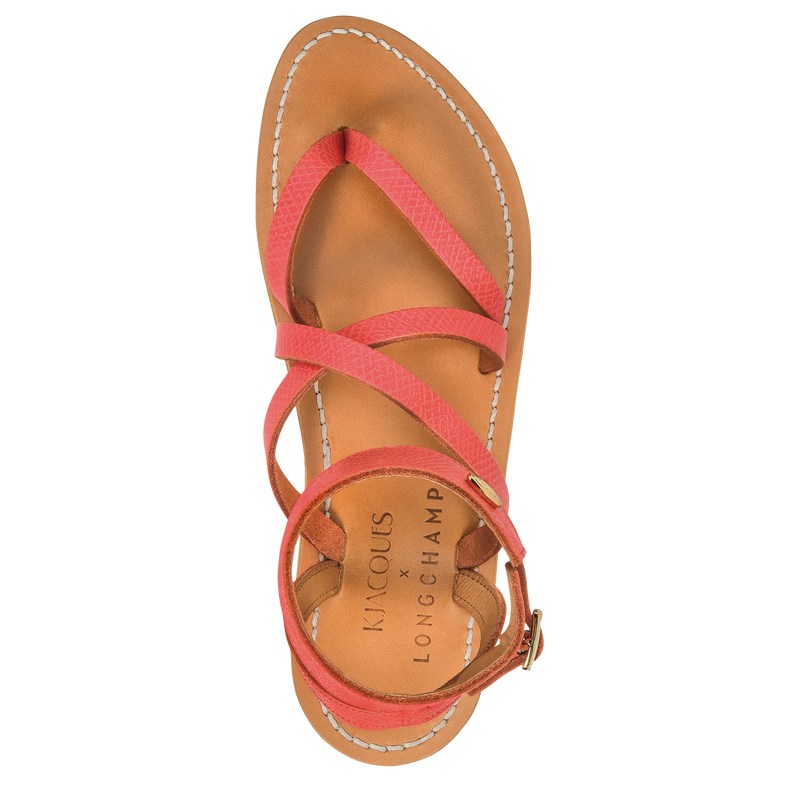 Longchamp Longchamp X K.Jacques Sandals Strawberry | 78961-JHGK