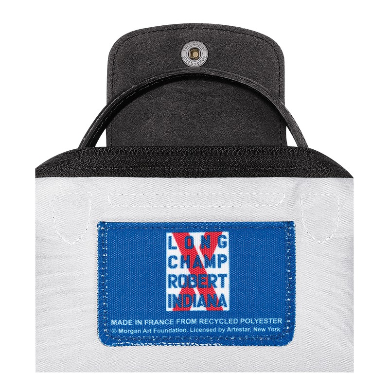 Longchamp Longchamp X Robert Indiana Pouch Beyaz | 79256-GTJV