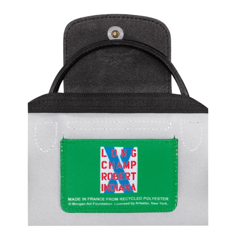 Longchamp Longchamp X Robert Indiana Pouch Kırmızı Lacivert | 94702-ZDXT