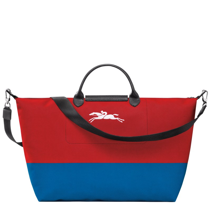 Longchamp Longchamp X Robert Indiana Travel Bag Beyaz | 62318-GXOE