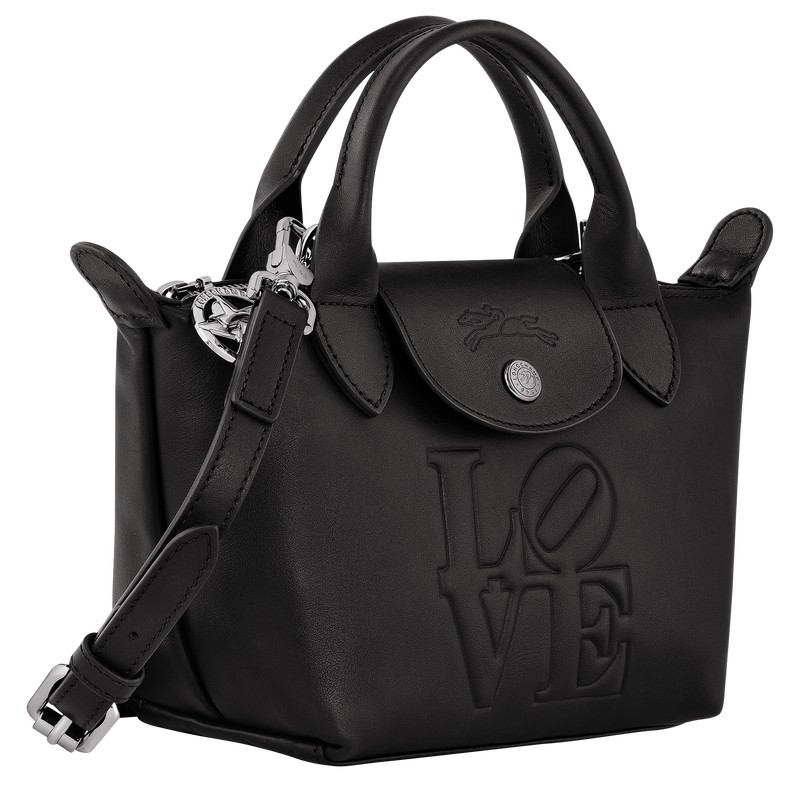 Longchamp Longchamp X Robert Indiana Xs Handbag Siyah | 56928-CZDK