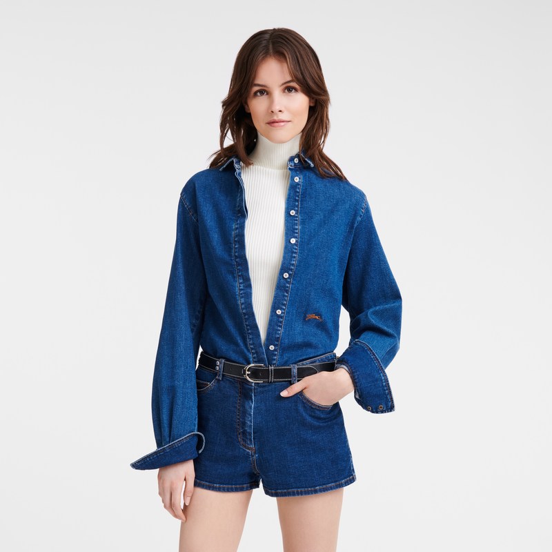 Longchamp Shirt Denim | 21406-PAIR