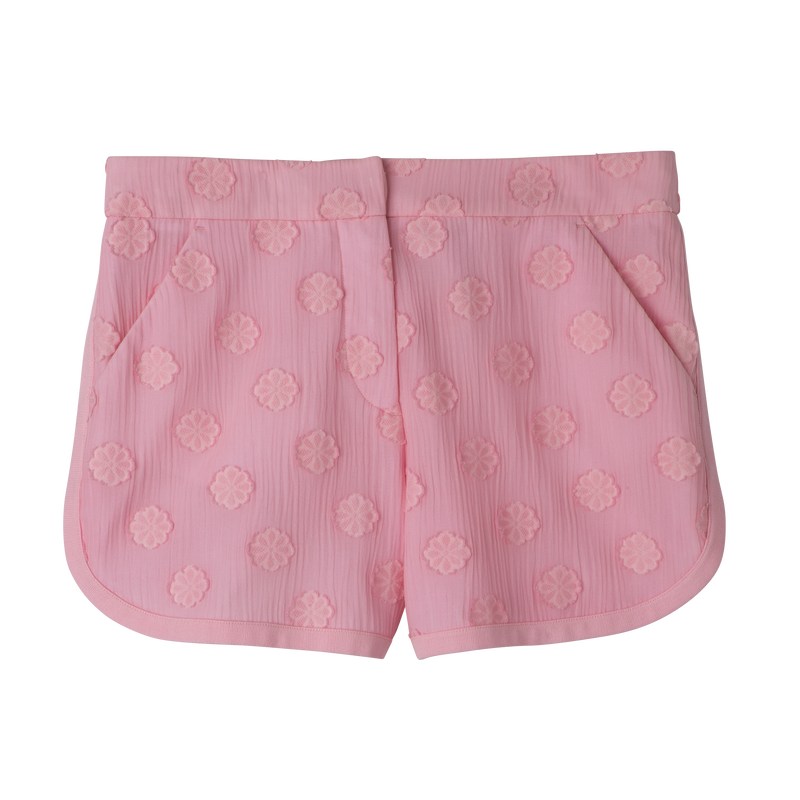 Longchamp Shorts Pembe | 31496-FQTM