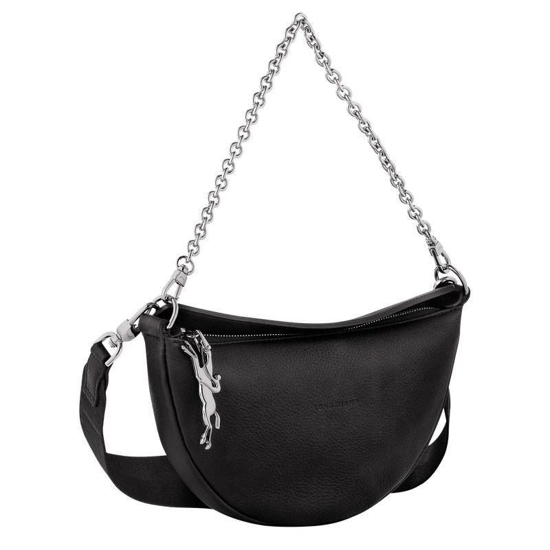 Longchamp Smile S Crossbody Bag Siyah | 47269-USXD