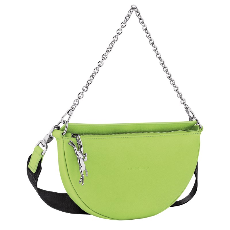 Longchamp Smile S Crossbody Bag Yeşil Açık | 75813-MSYV