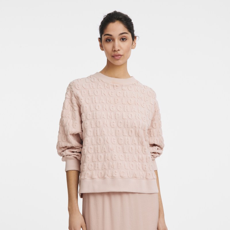 Longchamp Sweatshirt Nude | 60584-YOUA