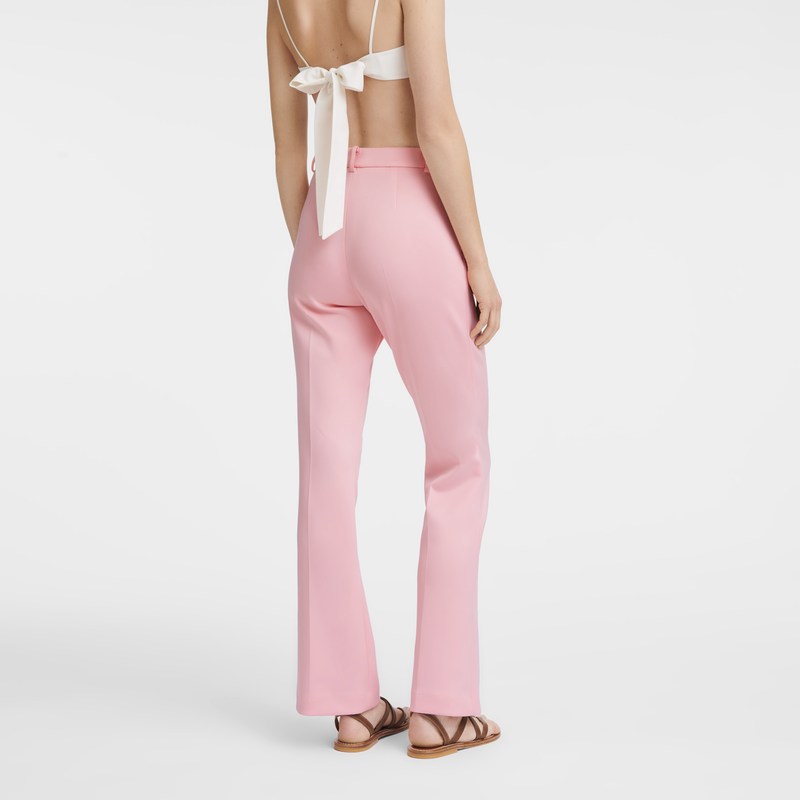 Longchamp Trousers Pembe | 64059-AWYN