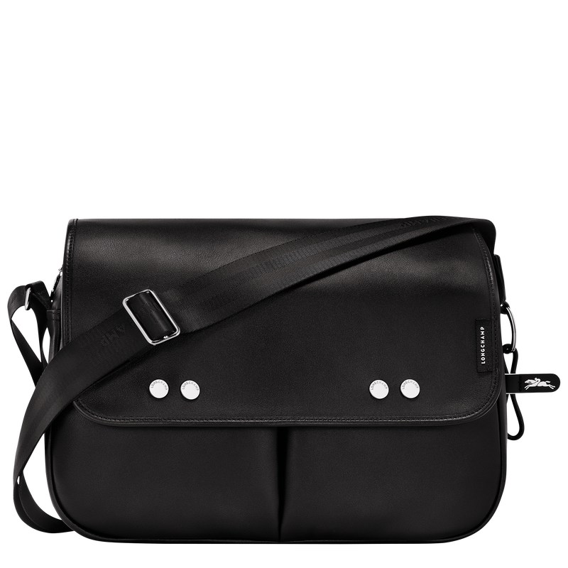 Longchamp Très Paris M Crossbody Bag Siyah | 786-JFSABO