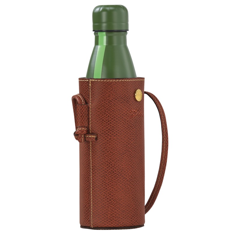 Longchamp Épure Bottle Holder Kahverengi | 38495-YBXT