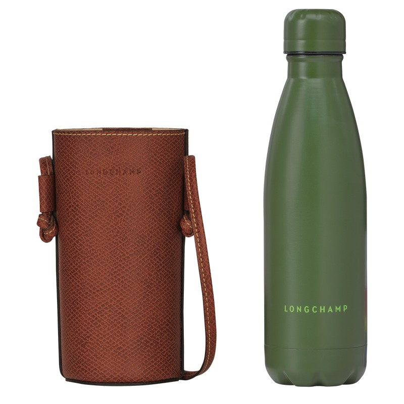 Longchamp Épure Bottle Holder Kahverengi | 38495-YBXT