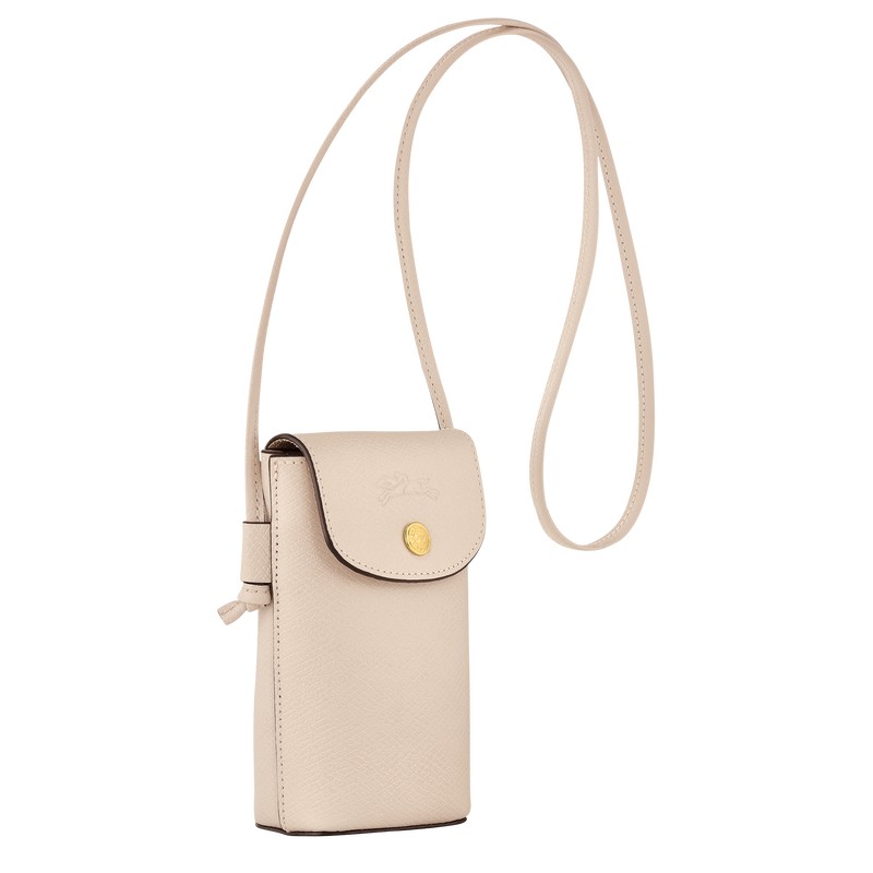 Longchamp Épure Phone Case With Leather Lace Paper | 89310-ZFKG